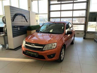 2014 Lada (ВАЗ) Granta I, оранжевый, 370000 рублей, вид 1