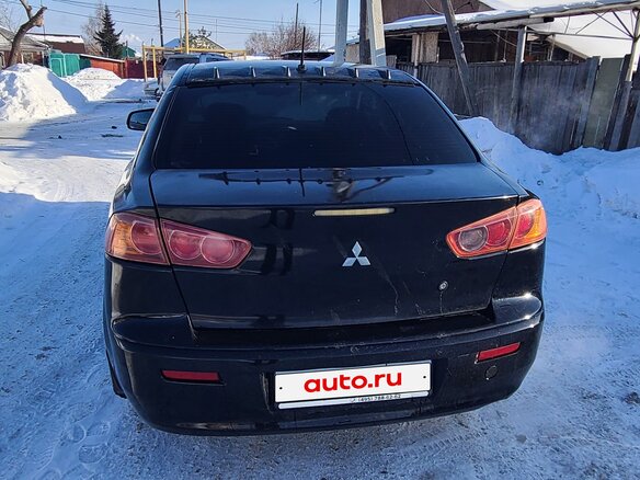 2007 Mitsubishi Lancer X, чёрный, 449000 рублей - вид 3