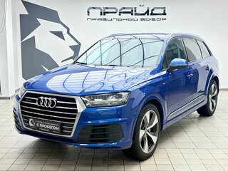 2016 Audi Q7 II (4M), синий, 2910000 рублей, вид 1