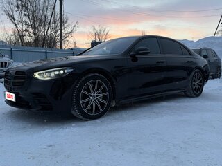 2020 Mercedes-Benz S-Класс 350 d Long 4MATIC VII (W223), чёрный, 9999999 рублей, вид 1