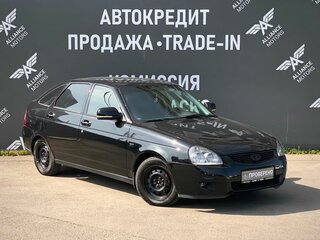 2008 Lada (ВАЗ) Priora I, чёрный, 400000 рублей, вид 1