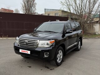 2012 Toyota Land Cruiser 200 Series Рестайлинг 1, чёрный, 3650000 рублей, вид 1
