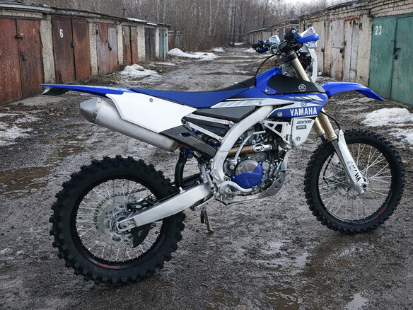 2017 Yamaha WR450F, синий, 620000 рублей - вид 4