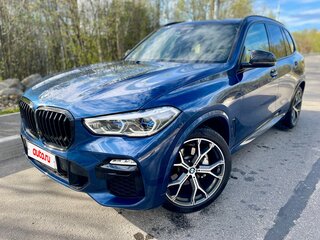 2019 BMW X5 40i IV (G05/G18), синий, 5600000 рублей, вид 3