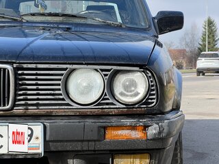 1988 BMW 3 серии 324d II (E30), чёрный, 150000 рублей, вид 1