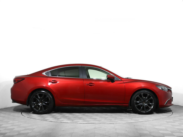 2016 Mazda 6 III (GJ) Рестайлинг, красный, 1900000 рублей - вид 3