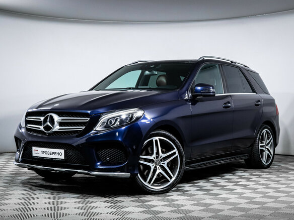 2015 Mercedes-Benz GLE 400 I (W166), синий, 2950000 рублей