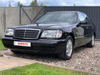 1997 Mercedes-Benz S-Класс 320 III (W140) Рестайлинг, чёрный, 4650000 рублей, вид 1