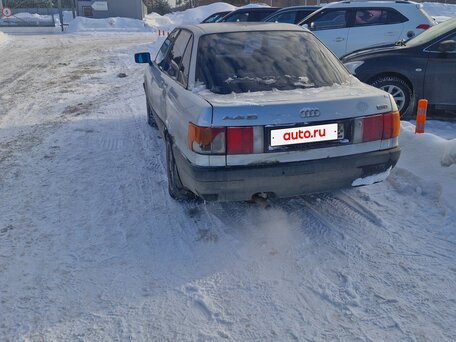 1989 Audi 80 IV (B3), серебристый, 85000 рублей, вид 3