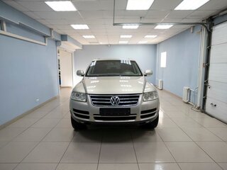 2008 Volkswagen Touareg I Рестайлинг, бежевый, 999000 рублей, вид 1