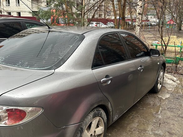 2004 Mazda 6 I (GG), серый, 350000 рублей - вид 2