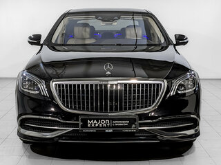 2018 Mercedes-Benz Maybach S-Класс 560 I (X222) Рестайлинг, чёрный, 4500000 рублей, вид 2