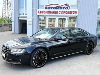 2014 Audi A8 Long III (D4) Рестайлинг, чёрный, 2996000 рублей, вид 1