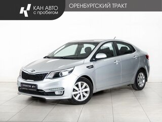 2017 Kia Rio III Рестайлинг, серебристый, 1008000 рублей, вид 1