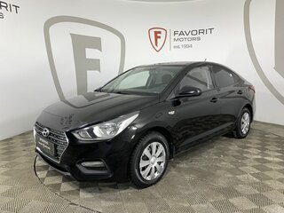 2019 Hyundai Solaris II, чёрный, 1384000 рублей, вид 1