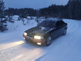 1993 BMW 3 серии 316i III (E36), чёрный, 200000 рублей, вид 1