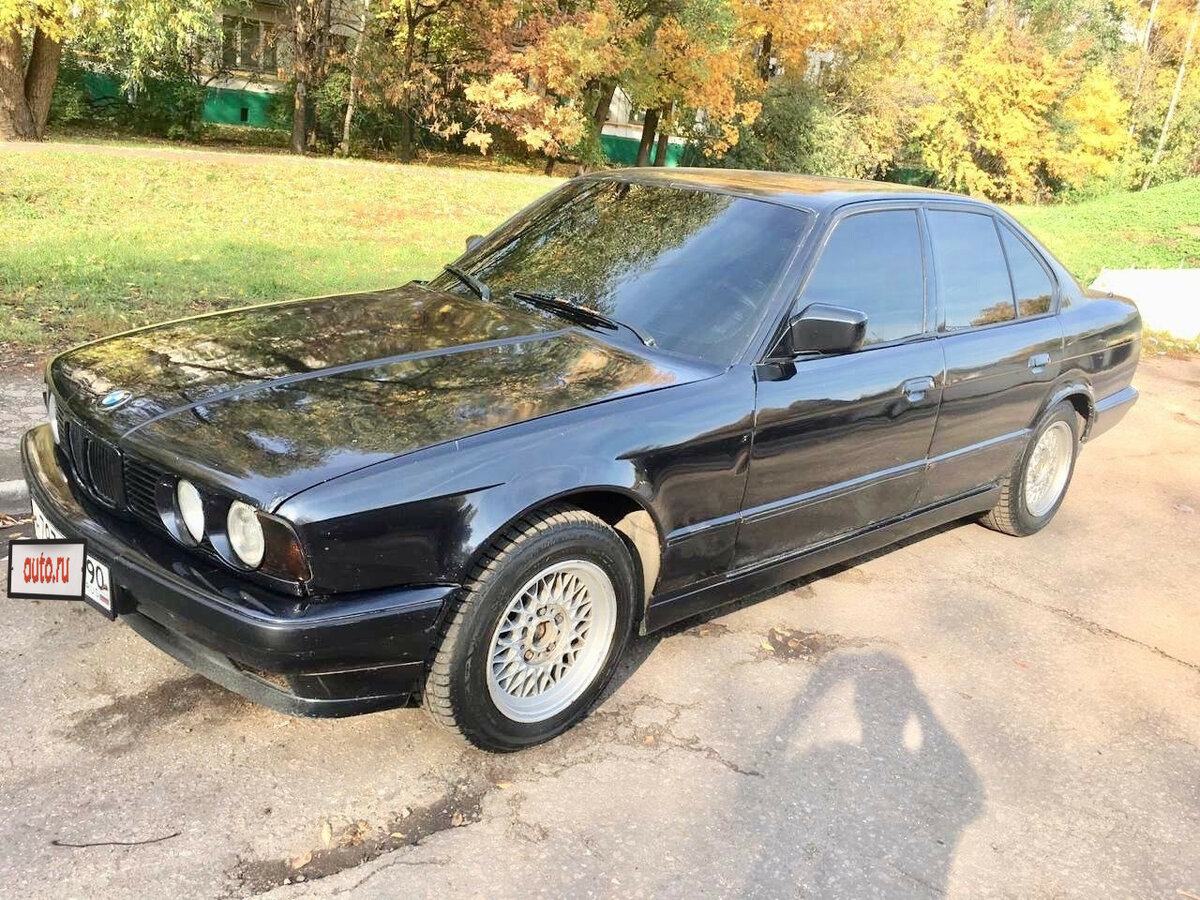 БМВ 520 1991 черная