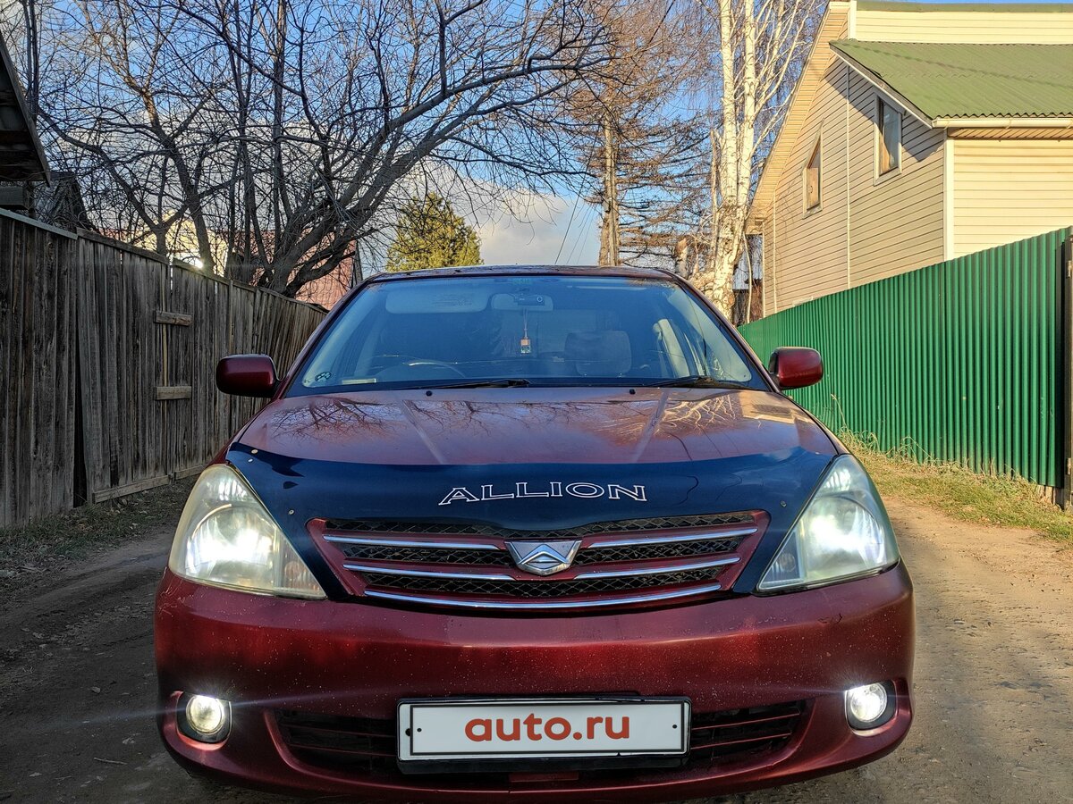 Купить б/у Toyota Allion I 1.8 AT (132 л.с.) бензин автомат в Красноярске:  красный Тойота Аллион I седан 2002 года по цене 590 000 рублей на Авто.ру