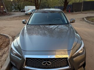 2018 Infiniti Q50 I Рестайлинг, серый, 2500000 рублей, вид 4