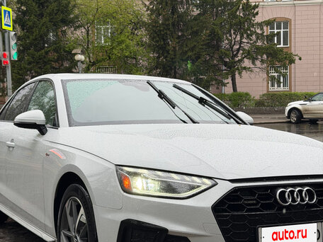 2020 Audi A4 45 TFSI V (B9) Рестайлинг, белый, 3790000 рублей, вид 3