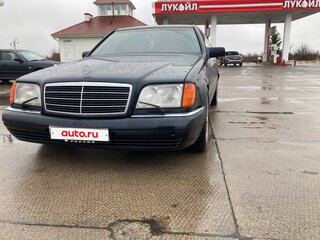 1996 Mercedes-Benz S-Класс 280 III (W140) Рестайлинг, синий, 600000 рублей, вид 1