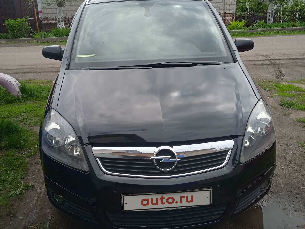 Купить б/у Opel Zafira B 1.8 AMT (140 л.с.) бензин робот в Анне: чёрный ...