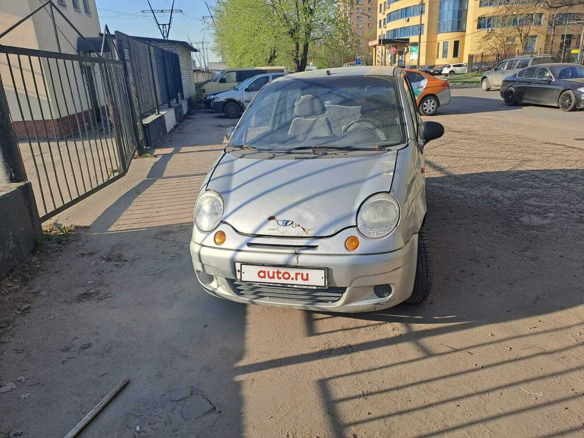 Дэу матиз серый
