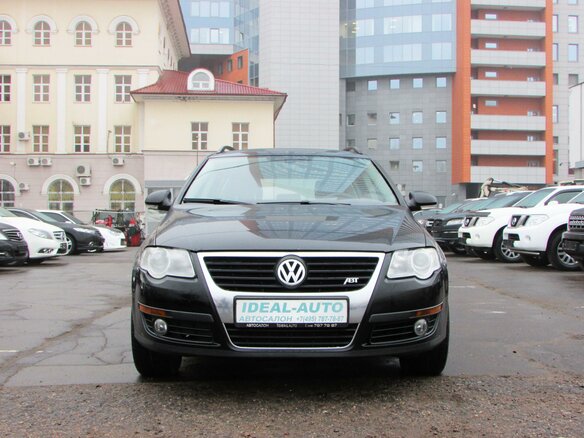 2007 Volkswagen Passat B6, чёрный - вид 1