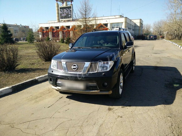 2008 Nissan Pathfinder III, чёрный