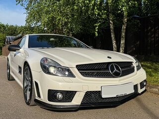 2008 Mercedes-Benz SL-Класс AMG 63 AMG II (R230) Рестайлинг 2, белый, 7000000 рублей, вид 1