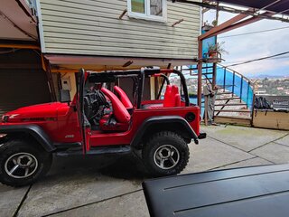 2002 Jeep Wrangler II (TJ), красный, 1400000 рублей, вид 5