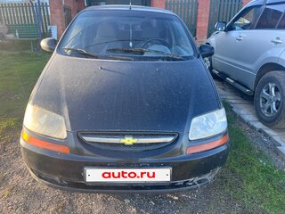 2004 Chevrolet Aveo I, чёрный, 130000 рублей, вид 1