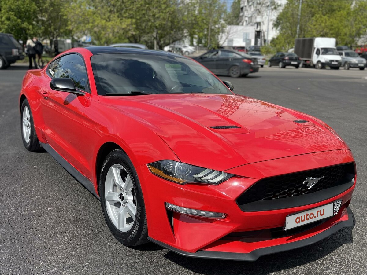 Купить б/у Ford Mustang VI Рестайлинг 2.3 AT (317 л.с.) бензин автомат ...