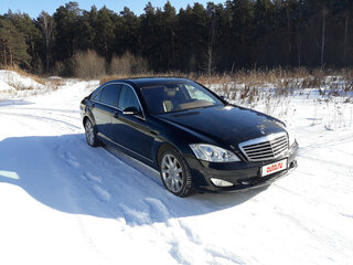 2007 Mercedes-Benz S-Класс 350 Long V (W221), чёрный, 999000 рублей, вид 1