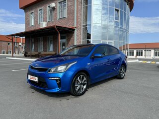 2019 Kia Rio IV, синий, 1230000 рублей, вид 1