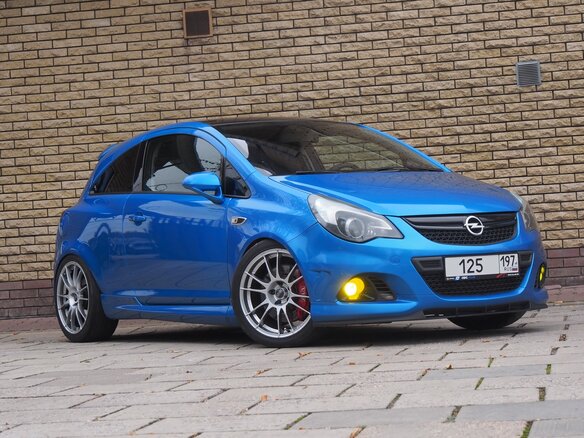 2008 Opel Corsa OPC D, голубой - вид 1