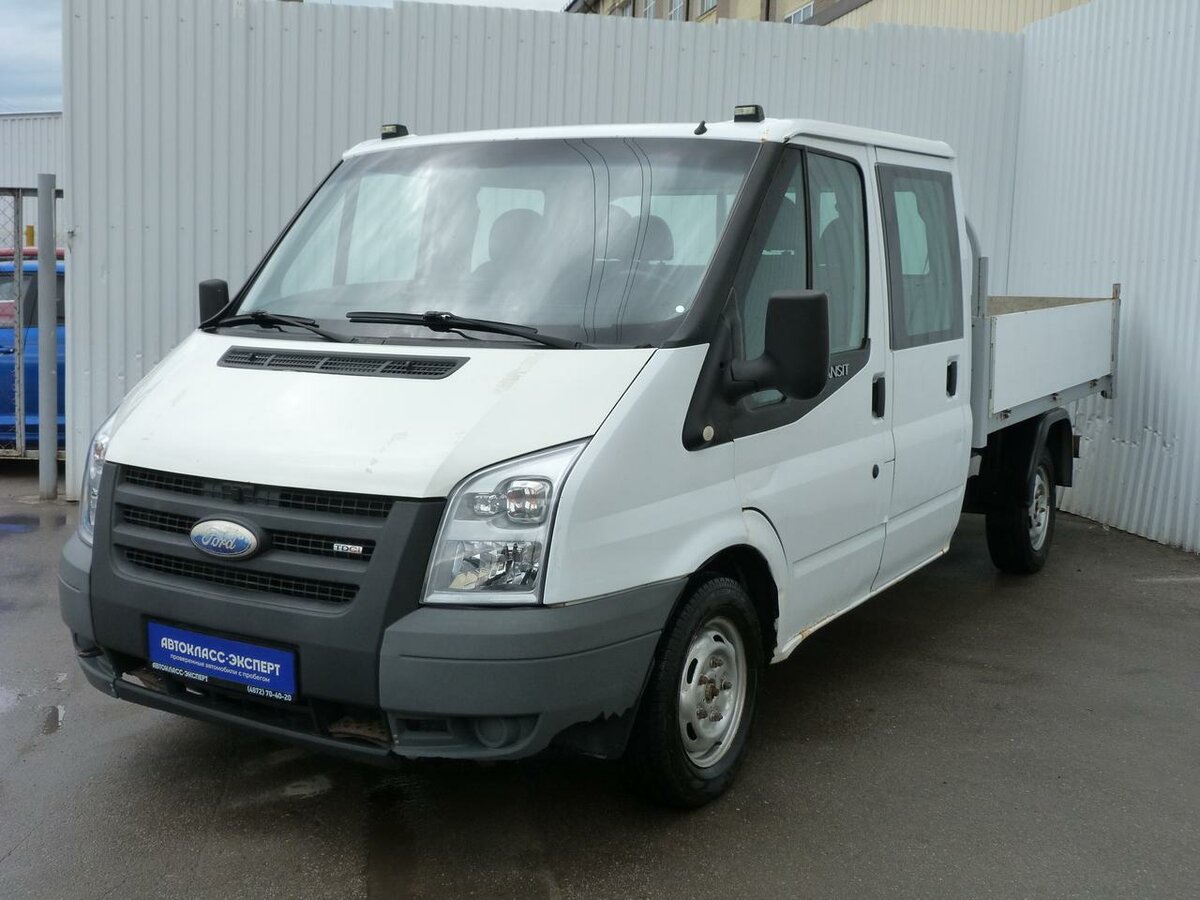 Купить б/у Ford Transit дизель механика в Туле: белый шасси 2009 года ...