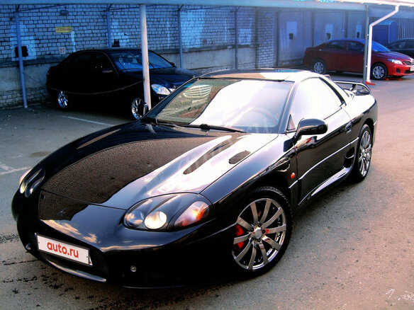 1999 Mitsubishi 3000 GT II, чёрный