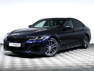 2021 BMW 5 серии 530i xDrive VII (G30/G31) Рестайлинг, чёрный, 3700000 рублей, вид 1