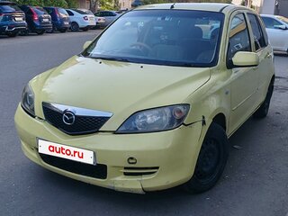 2002 Mazda Demio II (DY), жёлтый, 225000 рублей, вид 1