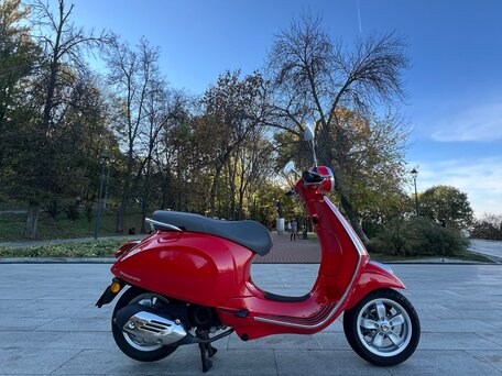 2016 Vespa Primavera, красный, 350000 рублей, вид 1