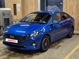 2020 Hyundai Solaris II Рестайлинг, синий, 1150000 рублей, вид 1