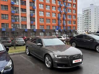 2016 Audi A6 IV (C7) Рестайлинг, серый, 1750000 рублей, вид 1