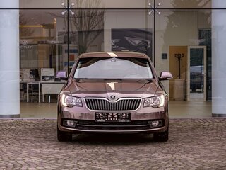 2014 Skoda Superb DSG II Рестайлинг, коричневый, 1025000 рублей, вид 2