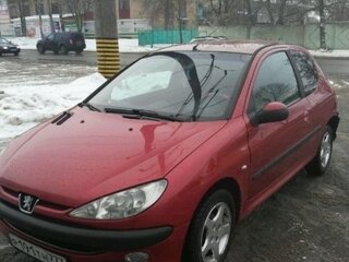 2005 Peugeot 206, красный, 290000 рублей, вид 1