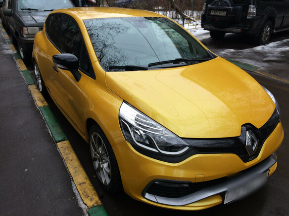 2014 Renault Clio RS IV, жёлтый - вид 1