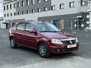 2010 Renault Logan I Рестайлинг, красный, 399000 рублей, вид 1