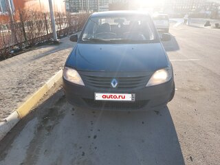 2010 Renault Logan I Рестайлинг, синий, 165000 рублей, вид 1