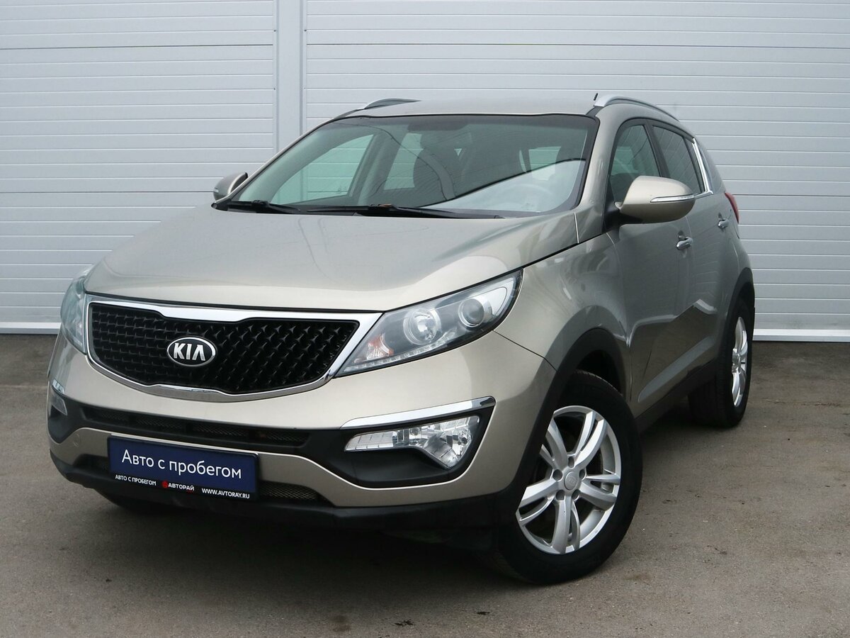 Kia Sportage III Рестайлинг серебристый