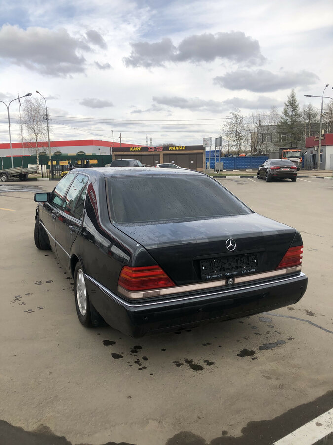 1992 Mercedes-Benz S-Класс III (W140), чёрный, 790000 рублей - вид 3